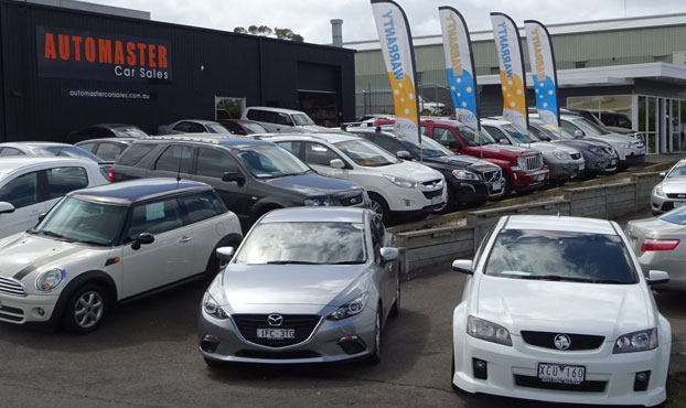 Used cars stock in Geelong dealership of Automaster Car Sales